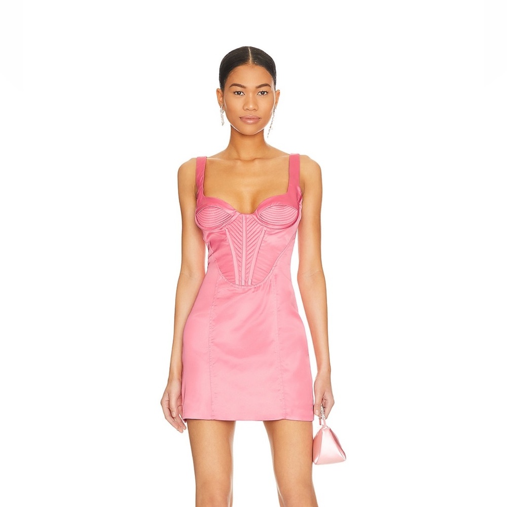 Aida mini dress in petal pink